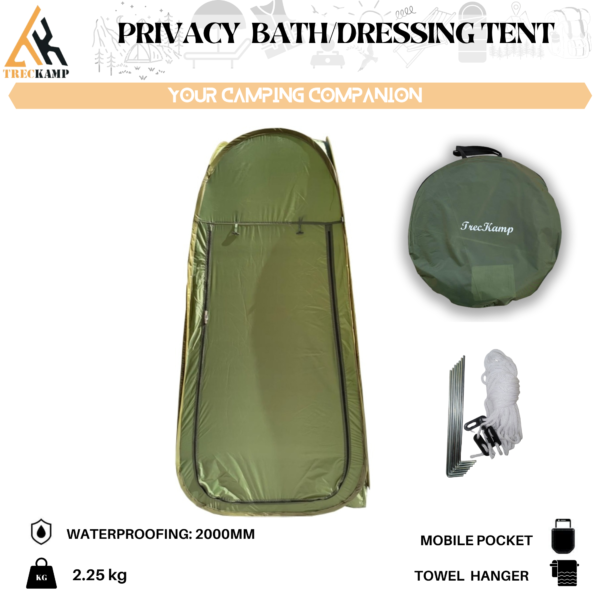 Privacy Bath/Dressing/Toilet Pop-Up Camping Tent