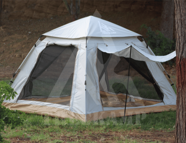 Treckamp Cabin Tent (5-6 Person) Quick Setup | Spacious | Perfect for Families & Groups